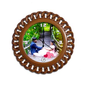 Personalized Photo Wall Clock Design 8