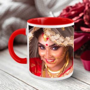 Personalized Valentine’s Day gift | Inner Color Mug | Photo Printed Mug